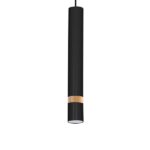 Milagro MLP6305 JOKER BLACK/WOOD висяща лампа 1xGU10