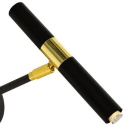 Milagro MLP6332 MONZA BLACK/GOLD 1xG9 8W аплик