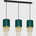 Milagro MLP64500 ALMERIA GREEN/GOLD висяща лампа 3xE27