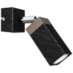 Milagro MLP7472 Стенна лампа SOLO SAWN BLACK / ПАТИНИРАНО ДЪРВО 1x mini GU10