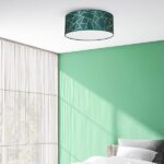 Milagro MLP7577 ZIGGY GREEN Gold/Бутилка зелена Плафониера 2xE27 Ø40см