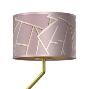 Milagro MLP7584 ZIGGY PINK Gold/Pink стенна лампа 1xE27 + 1x mini GU10