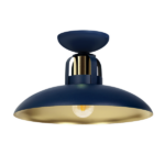 Milagro MLP7713 FELIX NAVY BLUE/GOLD Плафониера 1xE27