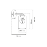 Milagro MLP8382 Аплик CHIC 1xE27