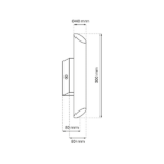 Milagro MLP8827 CORTE 2xGU10 аплик