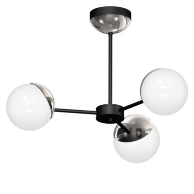 Milagro MLP8881 Полилей SFERA BLACK/CHROME 3xE14