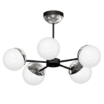 Milagro MLP8882 Полилей SFERA BLACK/CHROME 5xE14