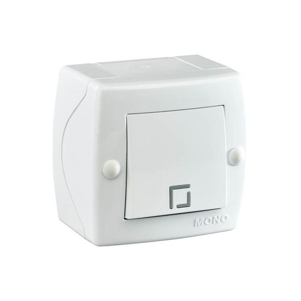 Vito MN-104-010101-100 MONO OCTANS Ключ единичен сх.1 Открит монтаж Бял