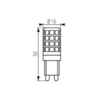 Kanlux 24519 LED Лампа източник на светлина ZUBI LED ZUBI LED 4W G9-CW