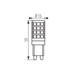 Kanlux 24526 LED Лампа източник на светлина ZUBI LED ZUBI LED 4W G9-WW