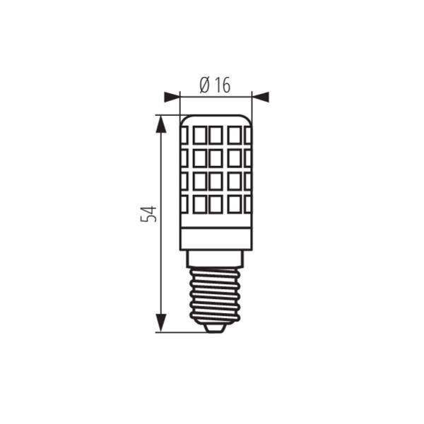 Kanlux 24529 LED Лампа източник на светлина ZUBI LED ZUBI LED 4W E14-NW