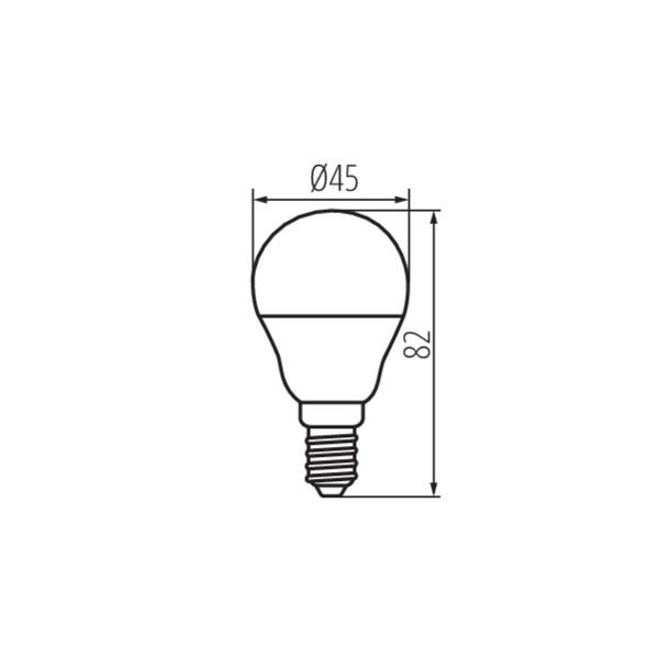 Kanlux 26766 LED Лампа източник на светлина BILO LED BILO 6,5W E14-NW