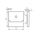 Kanlux 29858 Стълбищно LED осветително тяло SABIK LED SABIK LED PIR B-NW