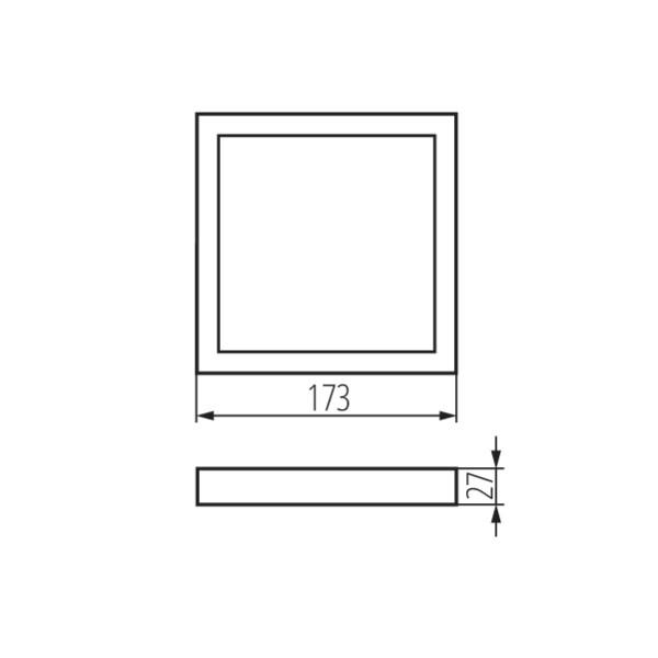 Kanlux 31086 Аксесоари за осветително тяло от типа downlight SP FRAME N SP FRAME N 12W-S