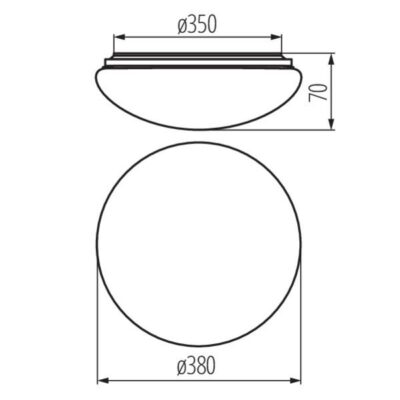 Kanlux 31225 LED Плафон CORSO V2 24-NW-SE