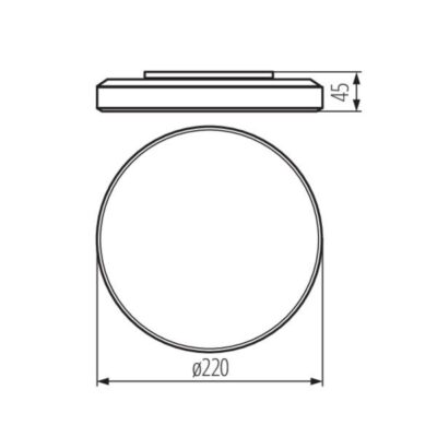 Kanlux 31240 LED плафониера DUNO PRO DUNO PRO 15W-NW-O