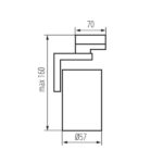 Kanlux 33146 Прожектор за шина ACORD ATL4 GU10 ATL4 GU10-B