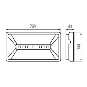 Kanlux 33818 Аварийно осветително тяло LED ONTEC S ONTEC S M2302MATWCLD