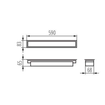 Kanlux 33949 Линейно LED осветително тяло AL-SH-PT AL-SH-NW-MAT-B-PT