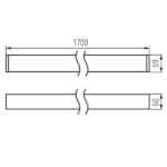 Kanlux 34085 Линейно LED осветително тяло AL-LH-NT AL-LH-NW-MPR-W-NT