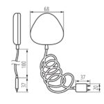 Kanlux 34941 Czujnik zalania KANLUX SMART S SENSOR W INT