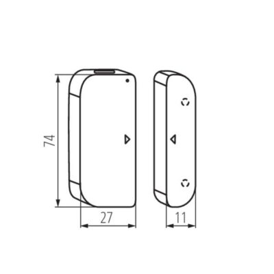 Kanlux 34942 Czujnik otwarcia KANLUX SMART S SENSOR ON/OFF INT