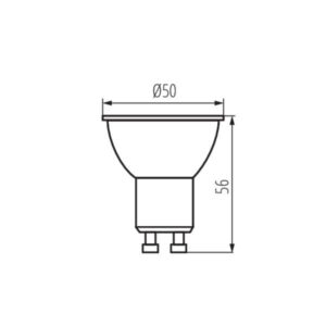 Kanlux 36332 LED Лампа източник на светлина K LED GU10 6W K LED GU10 6W-CW