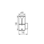 Kanlux 36543 Градинско осветително тяло със сменяем източник на светлина PRESO PRESO EL 18 GR