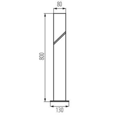 Kanlux 36545 Градинско осветително тяло със сменяем източник на светлина LAVEN LAVEN 80 GR