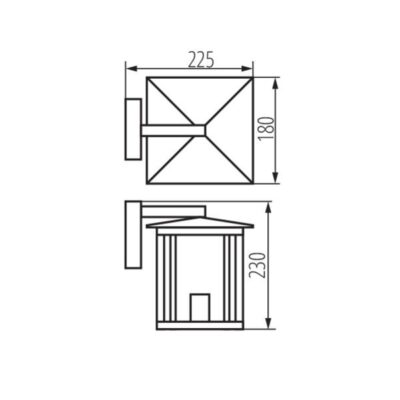 Kanlux 36557 Градинско осветително тяло със сменяем източник на светлина SELTO SELTO EL 23 B