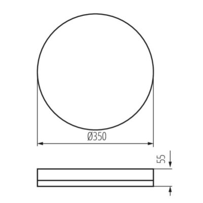 Kanlux 37293 LED плафониера IPER LED IPER LED 35W-NW-O