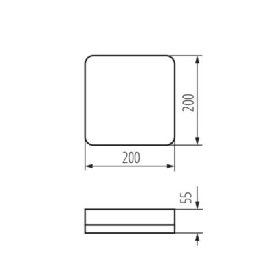 Kanlux 37294 LED плафониера IPER LED IPER LED 10W-NW-L