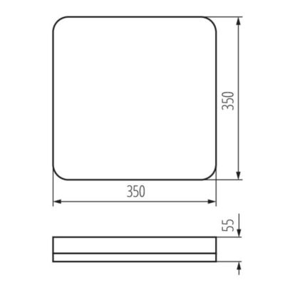 Kanlux 37297 LED плафониера IPER LED IPER LED 35W-NW-L