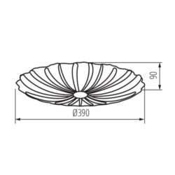 Kanlux 37322 LED плафониера BONSA LED BONSA LED 17,5W NW