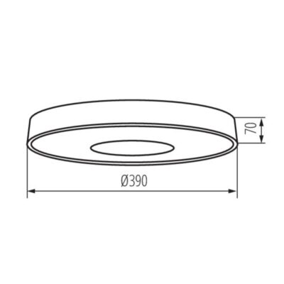 Kanlux 37326 LED плафониера VAND LED VAND LED 17,5W NW W