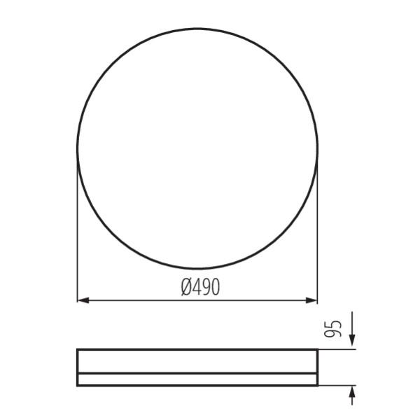 Kanlux 37331 LED плафониера ARVOS LED ARVOS LED 37W CCT W