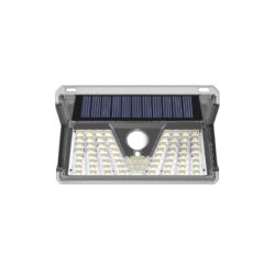 Vito 3210160 СОЛАРЕН LED ПРОЖЕКТОР SOLIGHT 3W 170Lm 6400K (СТУДЕНА БЯЛА СВЕТЛИНА) С ФОТО И PIR СЕНЗОР 18650 3.7V 2400mAh IP44 ЧЕРЕН