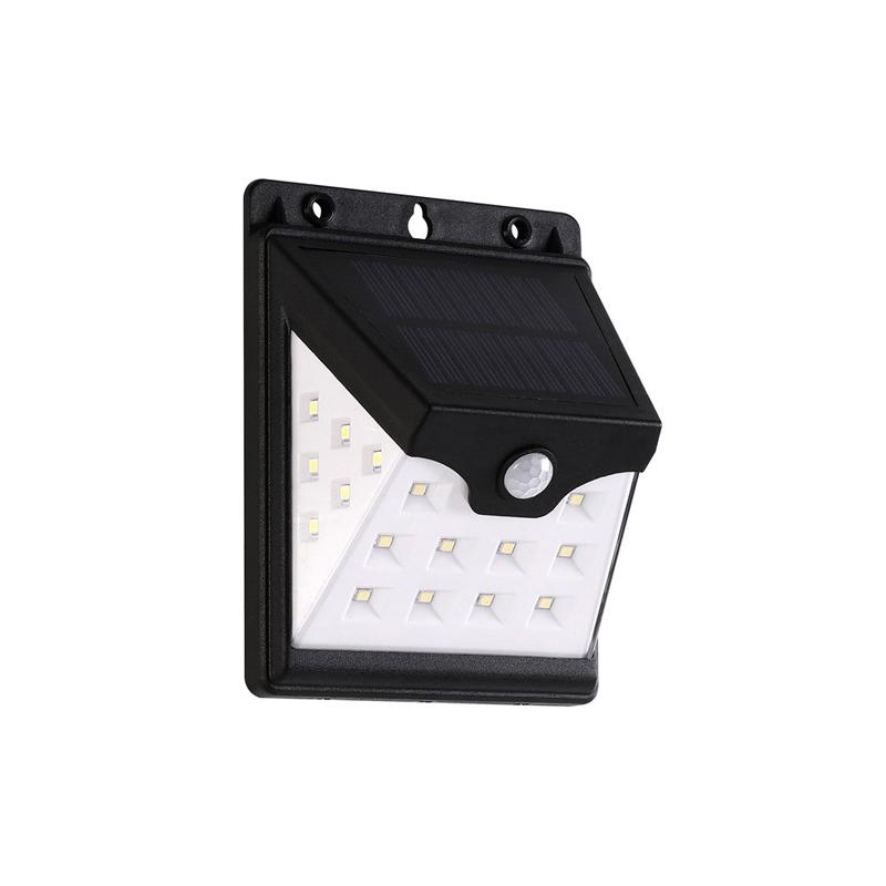 Vito 3210180 SOLAR LED FLOODLIGHT SOLIGHT W 1W 110Lm 6400K (COOL WHITE) WITH PHOTO & PIR SENSOR 18650 3.7V 1200mAh IP44 BLACK