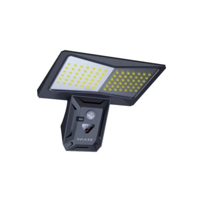 Vito 3210150 СОЛАРЕН LED ПРОЖЕКТОР SOLIGHT 4W 550Lm 6400K (СТУДЕНА БЯЛА СВЕТЛИНА) С ФОТО И PIR СЕНЗОР 18650 3.7V 1800mAh IP44 ЧЕРЕН