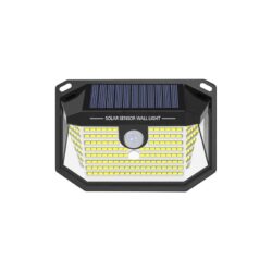 Vito 3210170 СОЛАРЕН LED ПРОЖЕКТОР SOLIGHT 1W 170Lm 6400K (СТУДЕНА БЯЛА СВЕТЛИНА) С ФОТО И PIR СЕНЗОР 18650 3.7V 1200mAh IP44 ЧЕРЕН