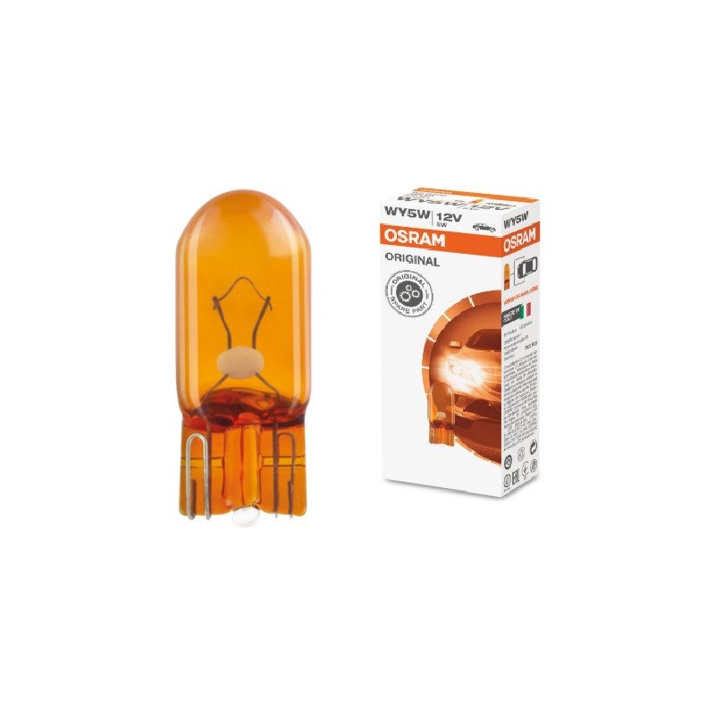 Osram 4052899570795 АВТОМОБИЛНА ЛАМПА 2827 WY5W ORANGE 12V W2.1x9.5d UNPACKED