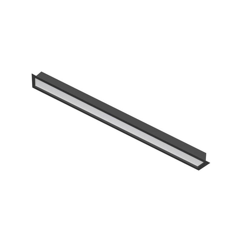 Vito 2428420 LED ЛИНЕЕН ОСВЕТИТЕЛ ЗА ВГРАЖДАНЕ PROFILED-RL1 65x45x1200mm 42W 3000K (ТОПЛА СВЕТЛИНА) 4200Lm ЧЕРЕН ЦВЯТ