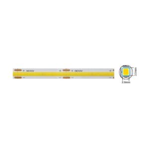 Vito 5540560 LED лента STRIP PLUS 12V 320xCOB, 12W, 3M (самозалепваща лента), 8mm, IP20, 3000K, 5m ролка