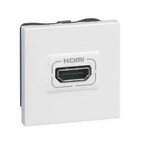 Legrand 3245060787684 HDMI РОЗЕТКА 2 МОД. MOSAIC БЯЛО