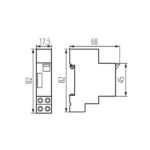 Kanlux 18730 Стълбищен автомат за шина TH35 AS 1-7M AS 1-7M