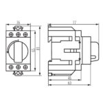 Kanlux 23238 Прекъсвач, сепариращ, модулен KMI-R KMI-R-3/40A