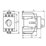 Kanlux 23239 Прекъсвач, сепариращ, модулен KMI-R KMI-R-3/125A