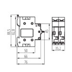 Kanlux 23256 PRZEŁĄCZNIK KCS KCS-40A/2P