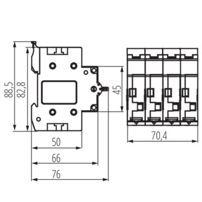 Kanlux 23258 PRZEŁĄCZNIK KCS KCS-40A/4P