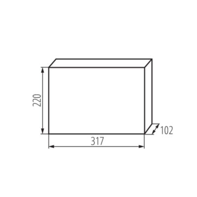 Kanlux 23622 Разпределително табло от серия KDB KDB KDB-F12P